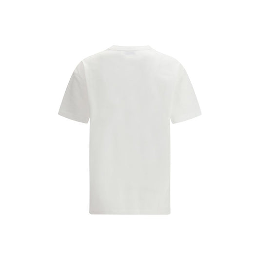 Off-White Big Logo Bookish T-Shirt White Cotton Sportswear Regular Fit SS26