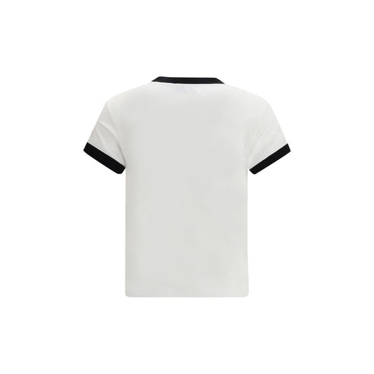 Off-White Script Embroidered T-Shirt White Cotton Regular Fit SS26 Designer Tee