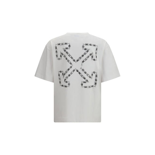 Off-White Chain Araldic Arrow T-Shirt White | Luxury Designer Streetwear Tee SS26