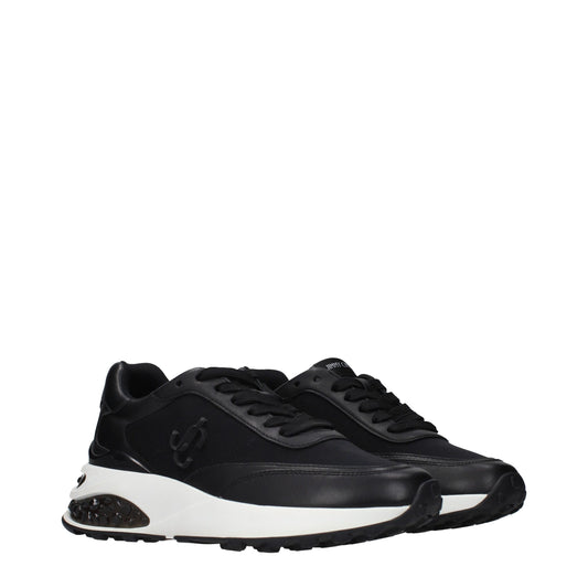 Jimmy Choo Black Fabric Athletic Sneakers Designer Luxury Trainers UK