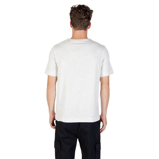 Calvin Klein Sport Gray Cotton Stretch T-Shirt Men’s Designer Casual Crew Neck Tee FW25