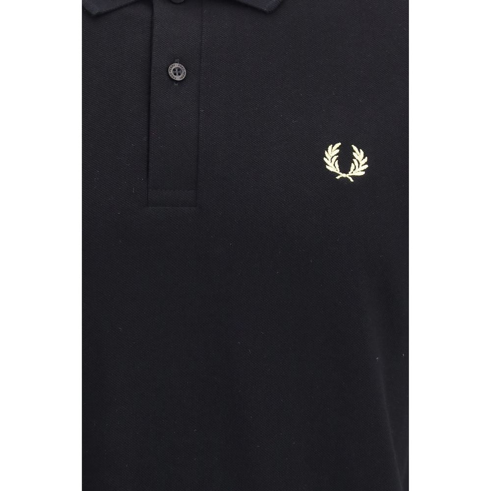 Fred Perry Black Cotton Polo Shirt M3 Made in England SS26