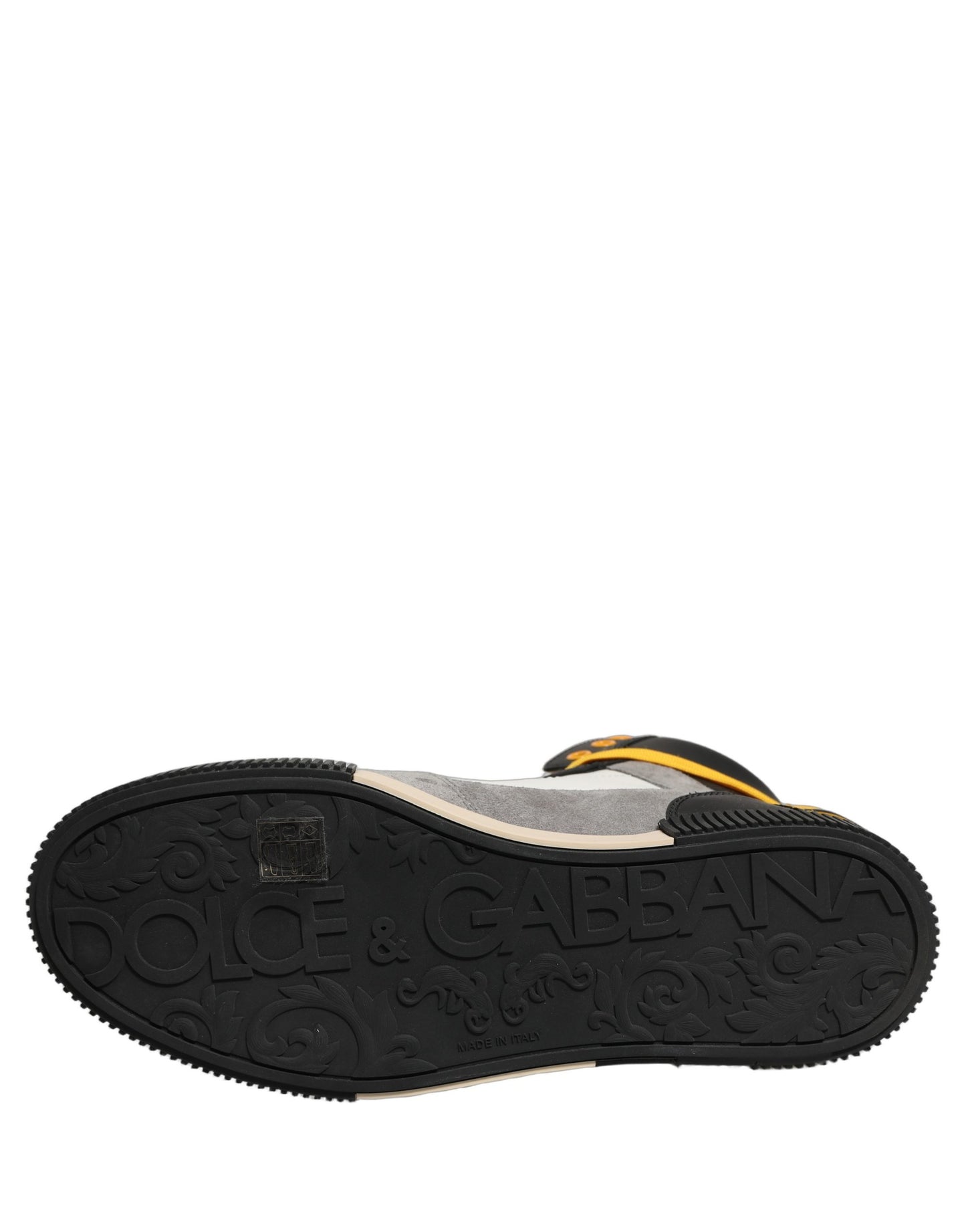 Dolce & Gabbana Multicolor High Top Sneakers – Luxury Italian Leather Designer Shoes
