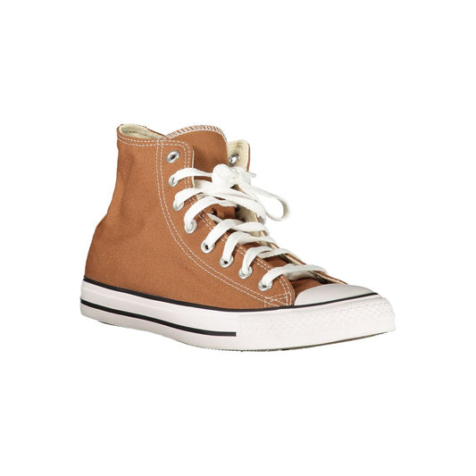 Converse Brown Unisex Sneakers – Contrast Sole Logo Trainers | Kloset97