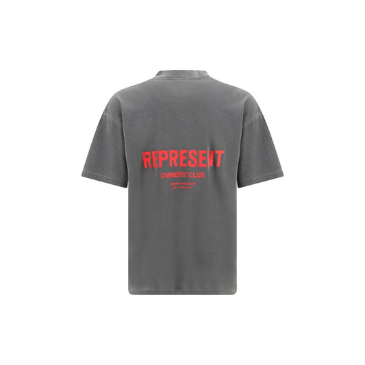 Represent Gray Cotton T-Shirt