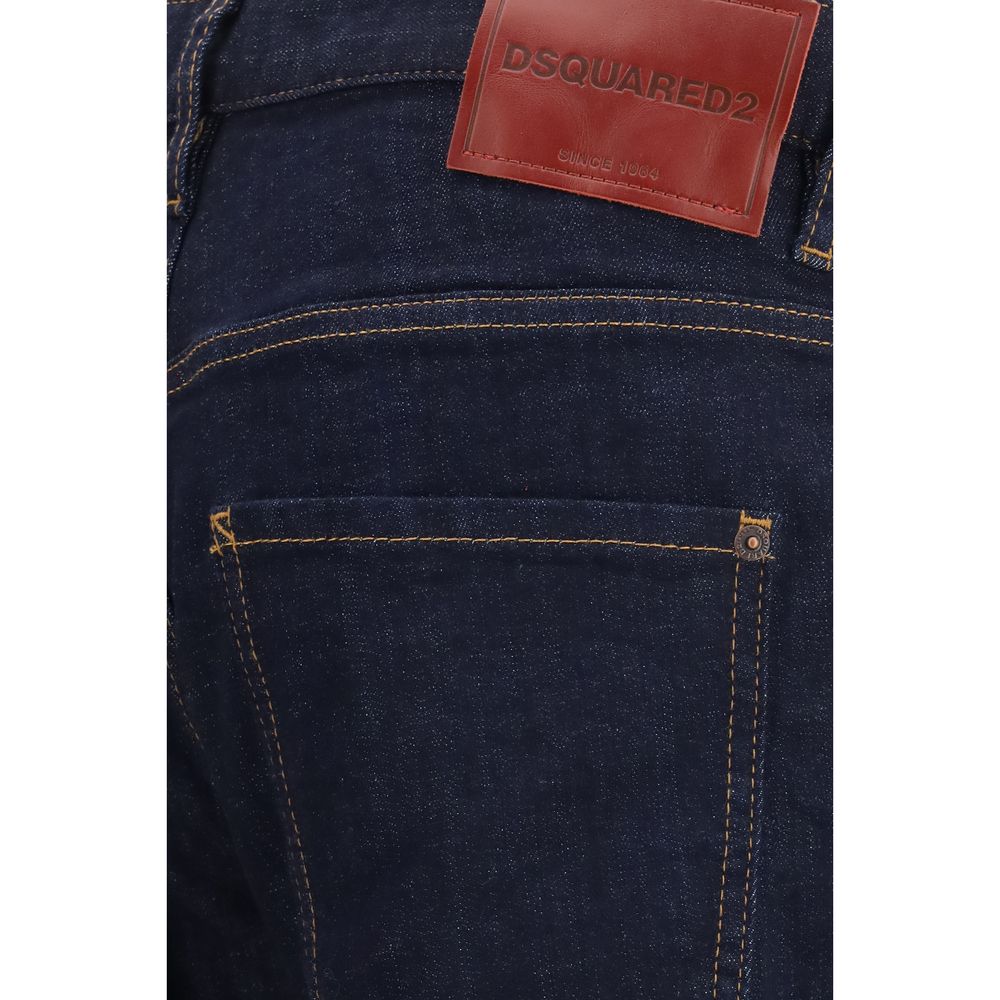 Dsquared² Blue Cotton Slim Fit Jeans – Premium Designer Denim