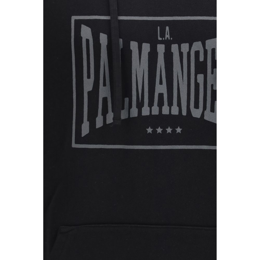 Palm Angels Black Cotton Vintage Box Logo Hoodie | Men's Designer Sweatshirt | Kloset97