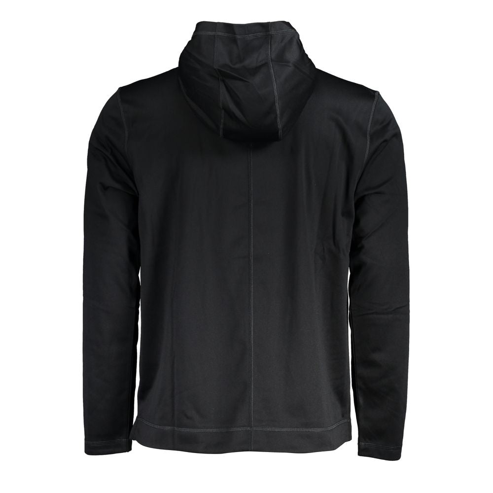 Calvin Klein Black Polyester Hoodie for Men | Designer Logo Pullover | Kloset97 UK