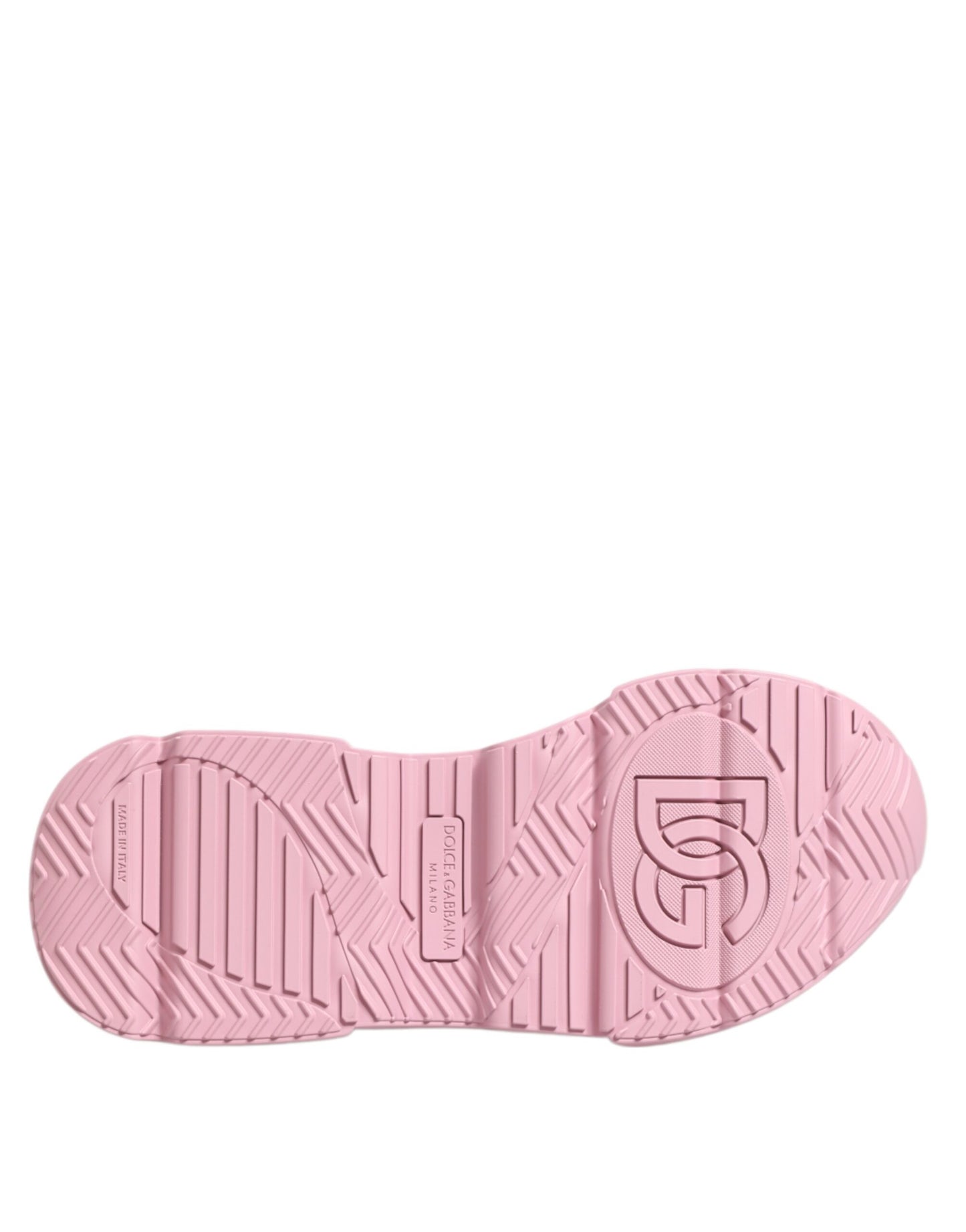 Dolce & Gabbana Daymaster Pink Leather Sneakers | Luxury Designer Low Top Trainers