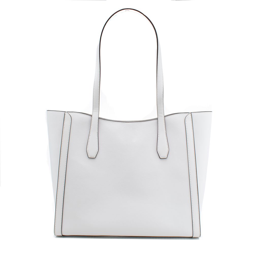 Michael Kors White Canvas Tote Bag 35S4G9GT3LOPT Large Designer Handbag