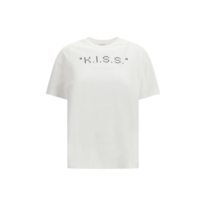 Off-White “The Kiss Quote” T-Shirt White Cotton Graphic Tee SS26