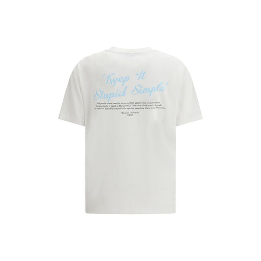 Off-White “The Kiss Quote” T-Shirt White Cotton Graphic Tee SS26
