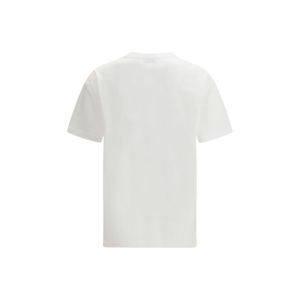 Off-White Big Logo Bookish T-Shirt White Cotton Sportswear Regular Fit SS26