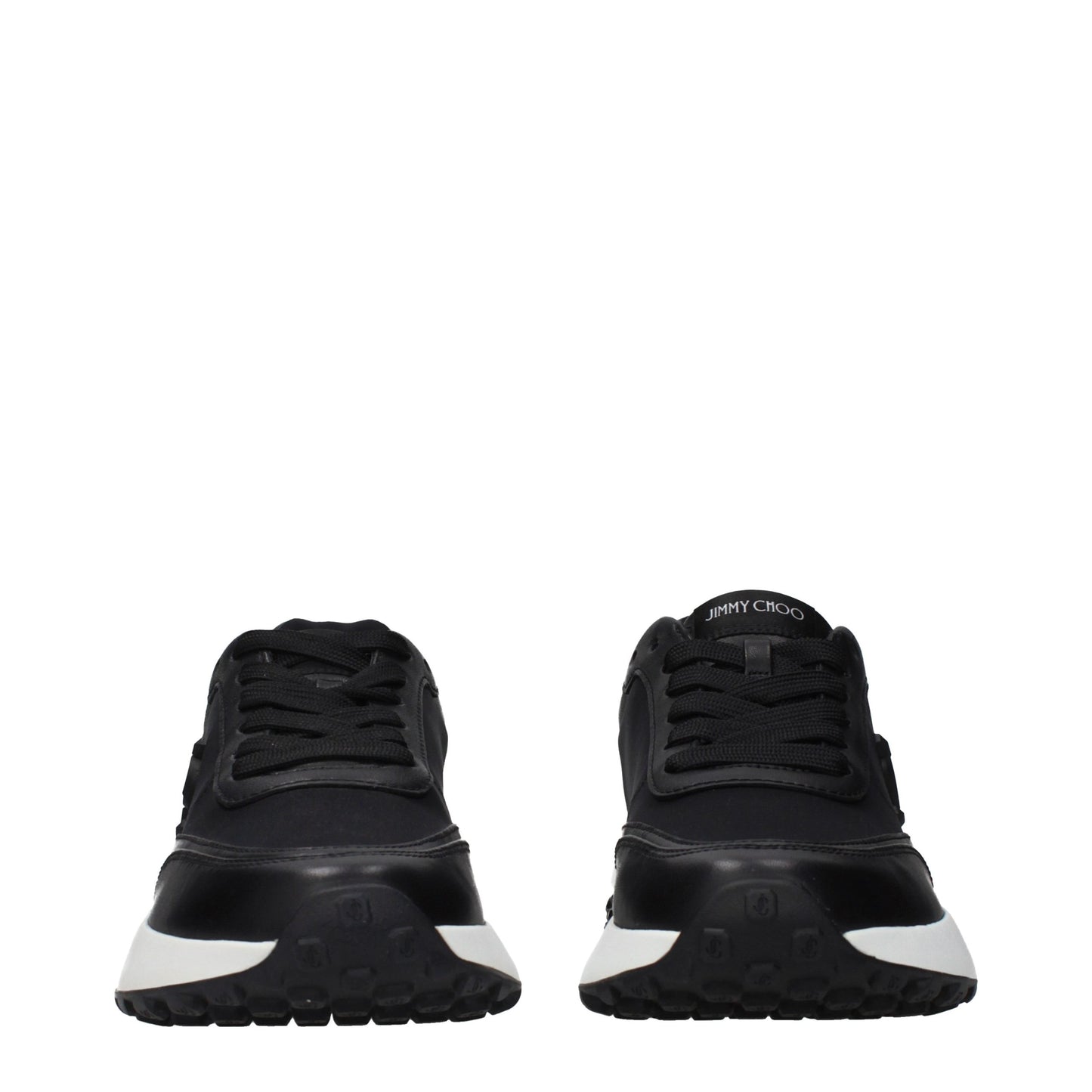 Jimmy Choo Black Fabric Athletic Sneakers Designer Luxury Trainers UK