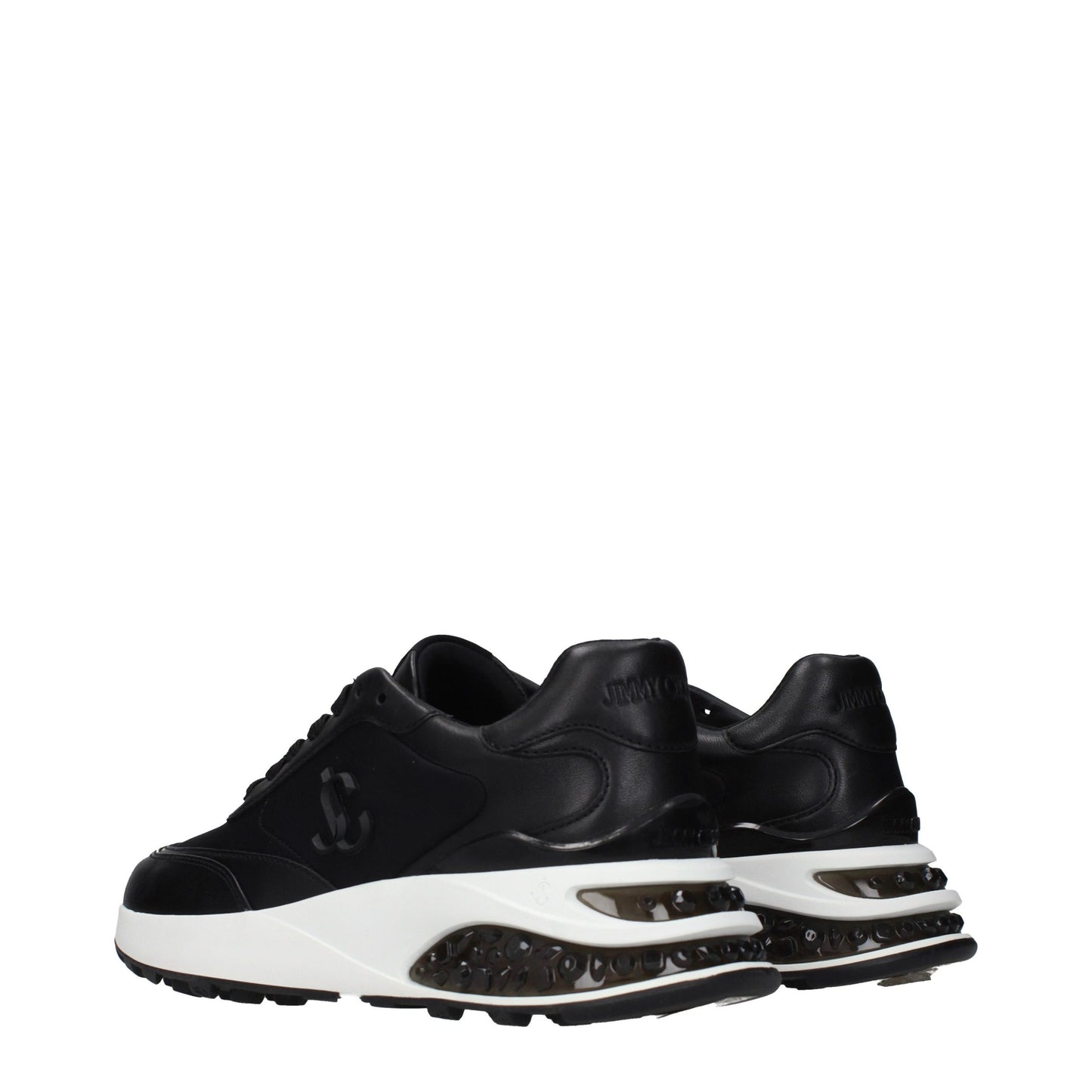 Jimmy Choo Black Fabric Athletic Sneakers Designer Luxury Trainers UK