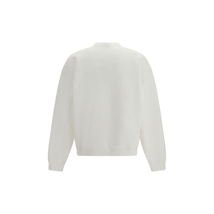 Dsquared² White Logo Sweatshirt Men's Designer Cotton Crew Neck SS26 | Kloset97