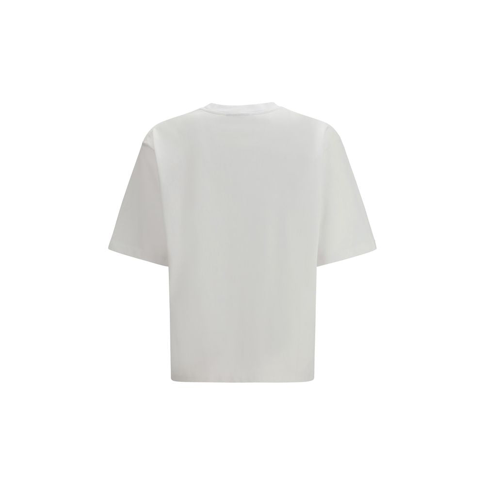 Dsquared² White Oversized Cotton T-Shirt | Luxury Designer Streetwear Tee SS26