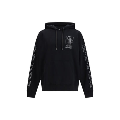 Off-White Big Double Arrow Skate Hoodie Black Cotton Regular Fit Streetwear SS26