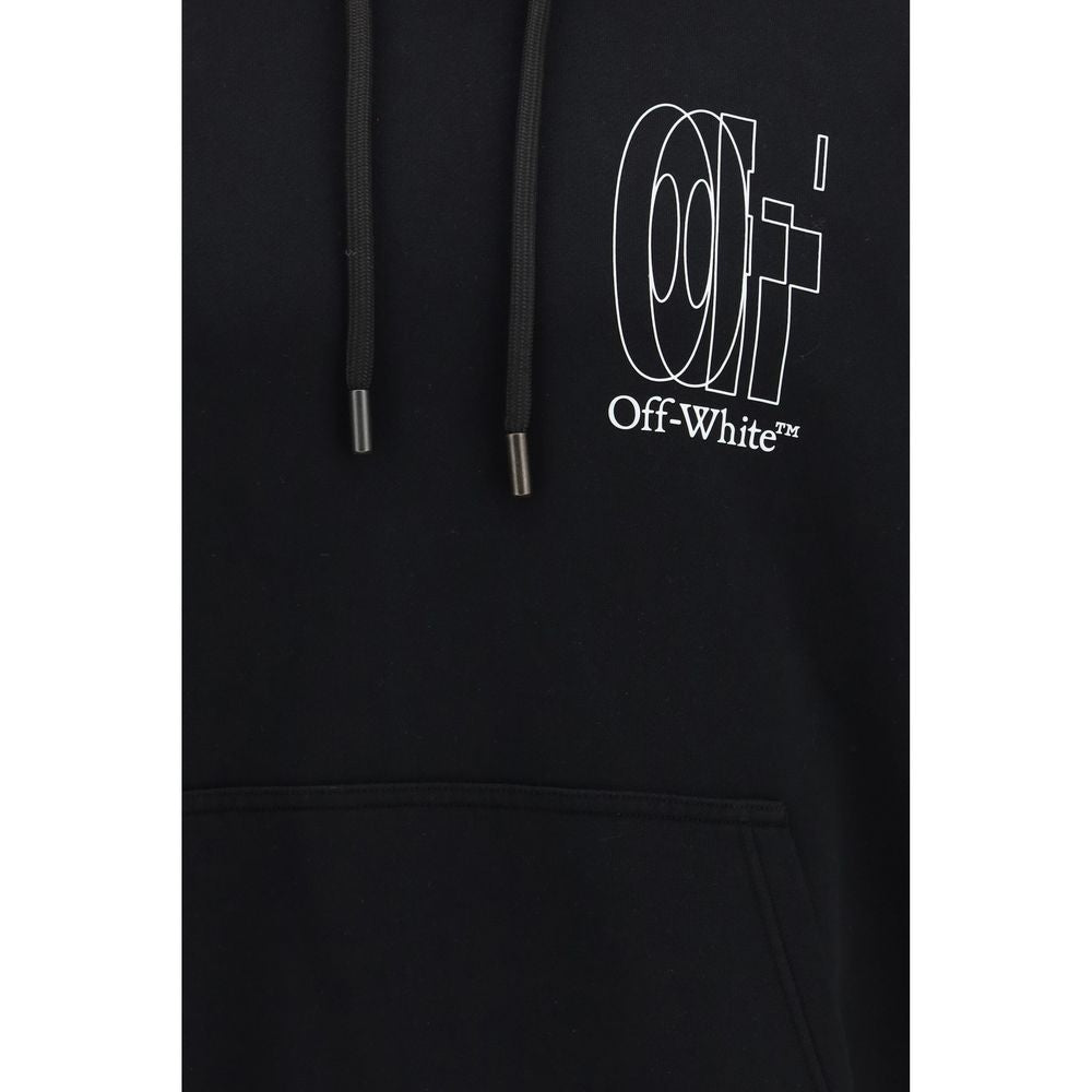 Off-White Big Double Arrow Skate Hoodie Black Cotton Regular Fit Streetwear SS26