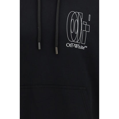 Off-White Big Double Arrow Skate Hoodie Black Cotton Regular Fit Streetwear SS26