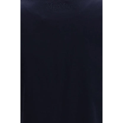 Max Mara Pure Blue Cotton T-Shirt
