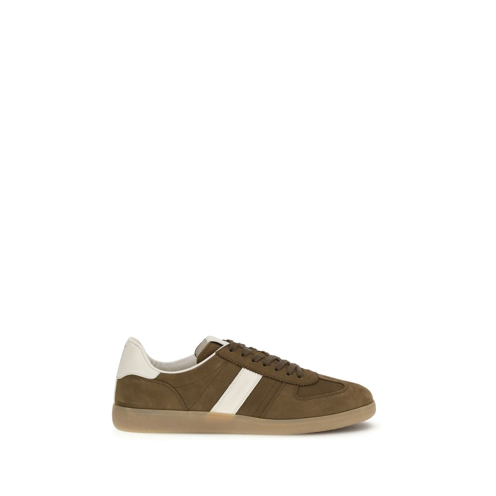 Tom Ford Brown Calf Suede Archer Low Top Sneakers Men's Luxury Designer Trainers