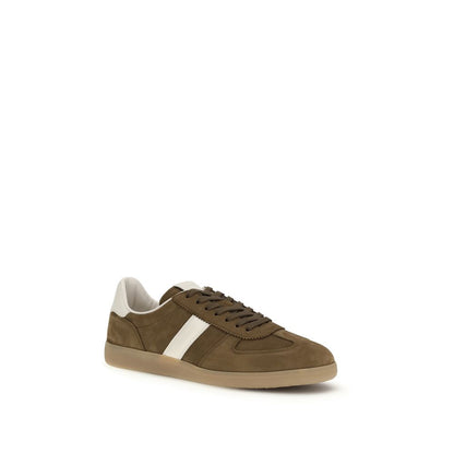 Tom Ford Brown Calf Suede Archer Low Top Sneakers Men's Luxury Designer Trainers