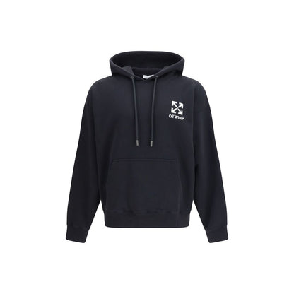 Off-White Small Arrow Skate Hoodie Black Cotton Sweatshirt SS26