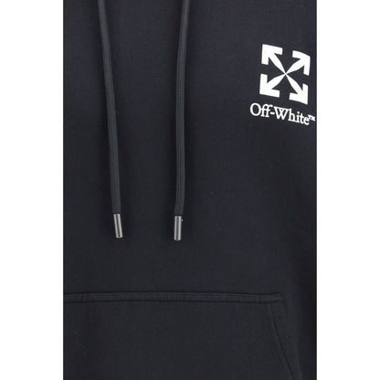 Off-White Small Arrow Skate Hoodie Black Cotton Sweatshirt SS26