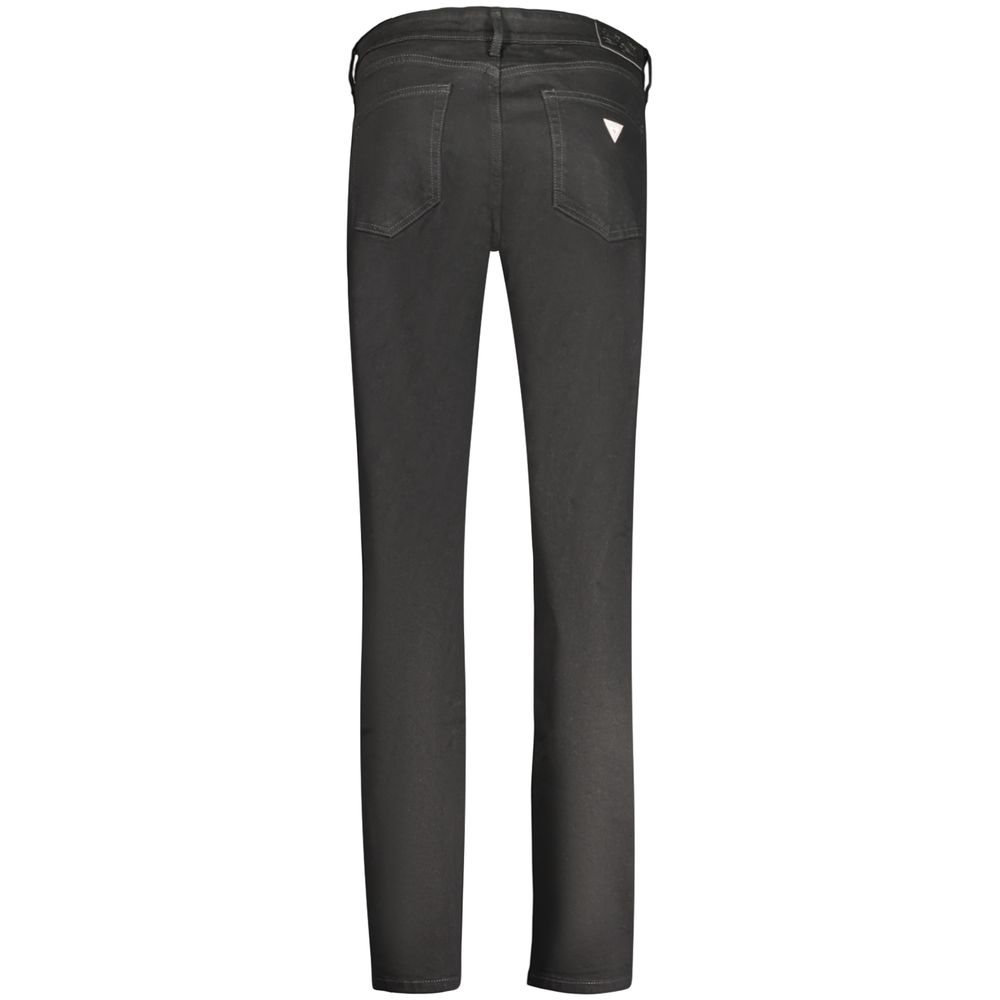 GUESS Women’s Black Jeans – Nero Cotton Stretch Designer Denim Pants