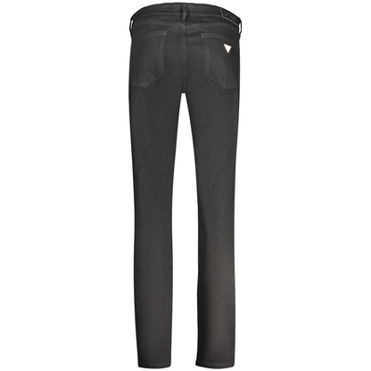 GUESS Women’s Black Jeans – Nero Cotton Stretch Designer Denim Pants