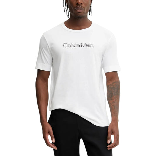 Calvin Klein Sport White Graphic T-Shirt Men’s Designer Cotton Sportswear SS25