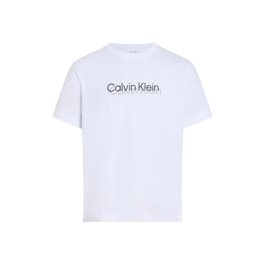 Calvin Klein Sport White Graphic T-Shirt Men’s Designer Cotton Sportswear SS25