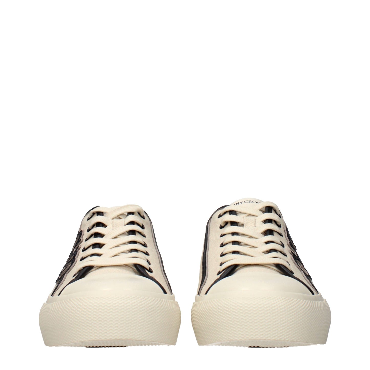 Jimmy Choo Beige Fabric Low Top Sneakers Designer Luxury Trainers UK