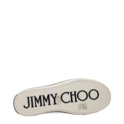Jimmy Choo Beige Fabric Low Top Sneakers Designer Luxury Trainers UK