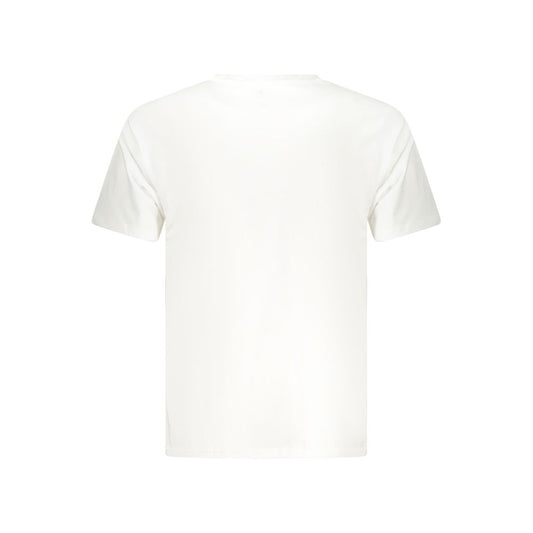 Converse White Cotton Men T-Shirt