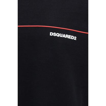 Dsquared² Black Cotton Sweatshirt | Luxury Designer Crew Neck UK
