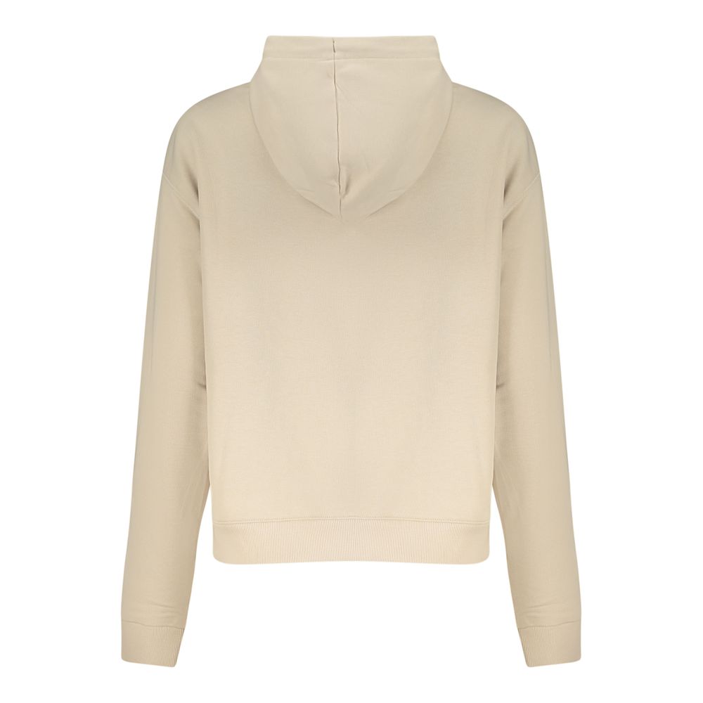 Converse Beige Cotton Hoodie Women's | Classic Pullover Streetwear Hoodie | Kloset97