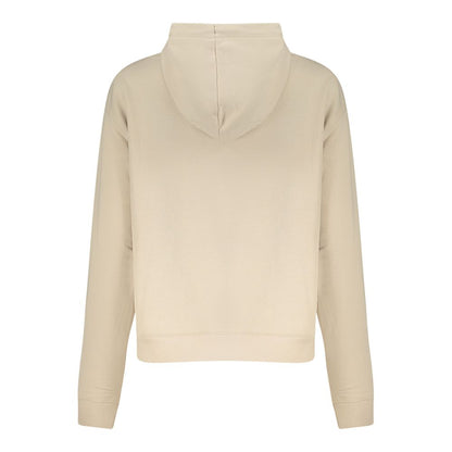 Converse Beige Cotton Hoodie Women's | Classic Pullover Streetwear Hoodie | Kloset97