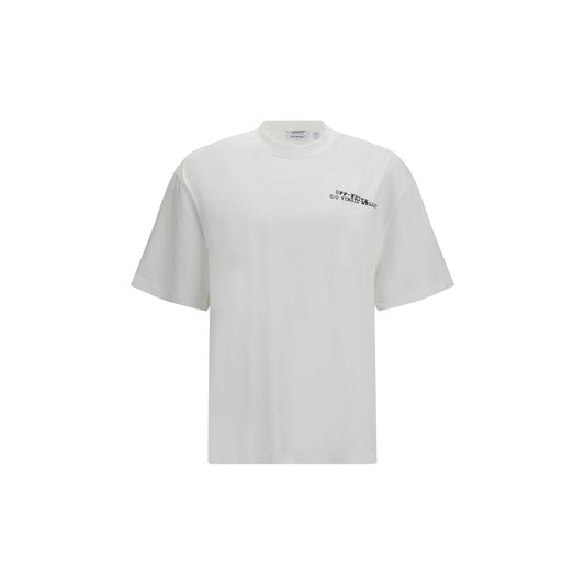 Off-White Type Arrow Skate T-Shirt White Oversized Cotton Streetwear Tee SS26