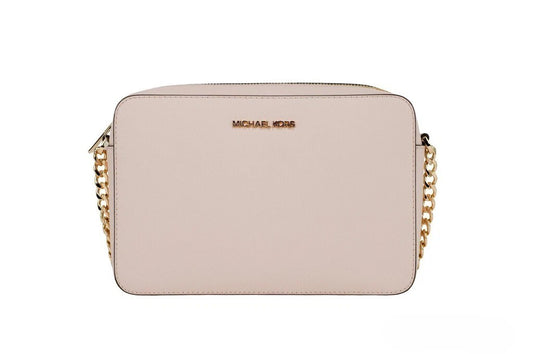 Michael Kors Adult Saffiano Leather East West Crossbody Handbag With 2 Slit Pockets