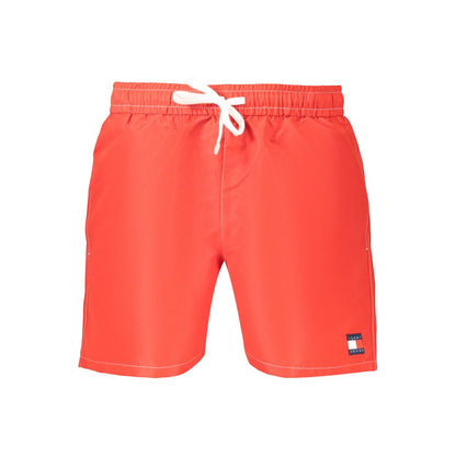 Tommy Hilfiger Rosso Red Swim Shorts Men's Designer Quick Dry Beach Shorts