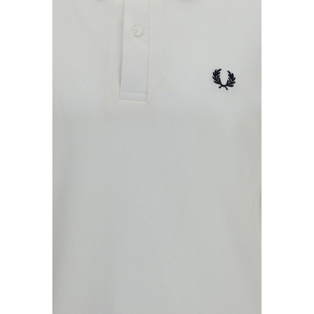 Fred Perry M3 White Cotton Piqué Polo Shirt Made in England Regular Fit Men's SS26