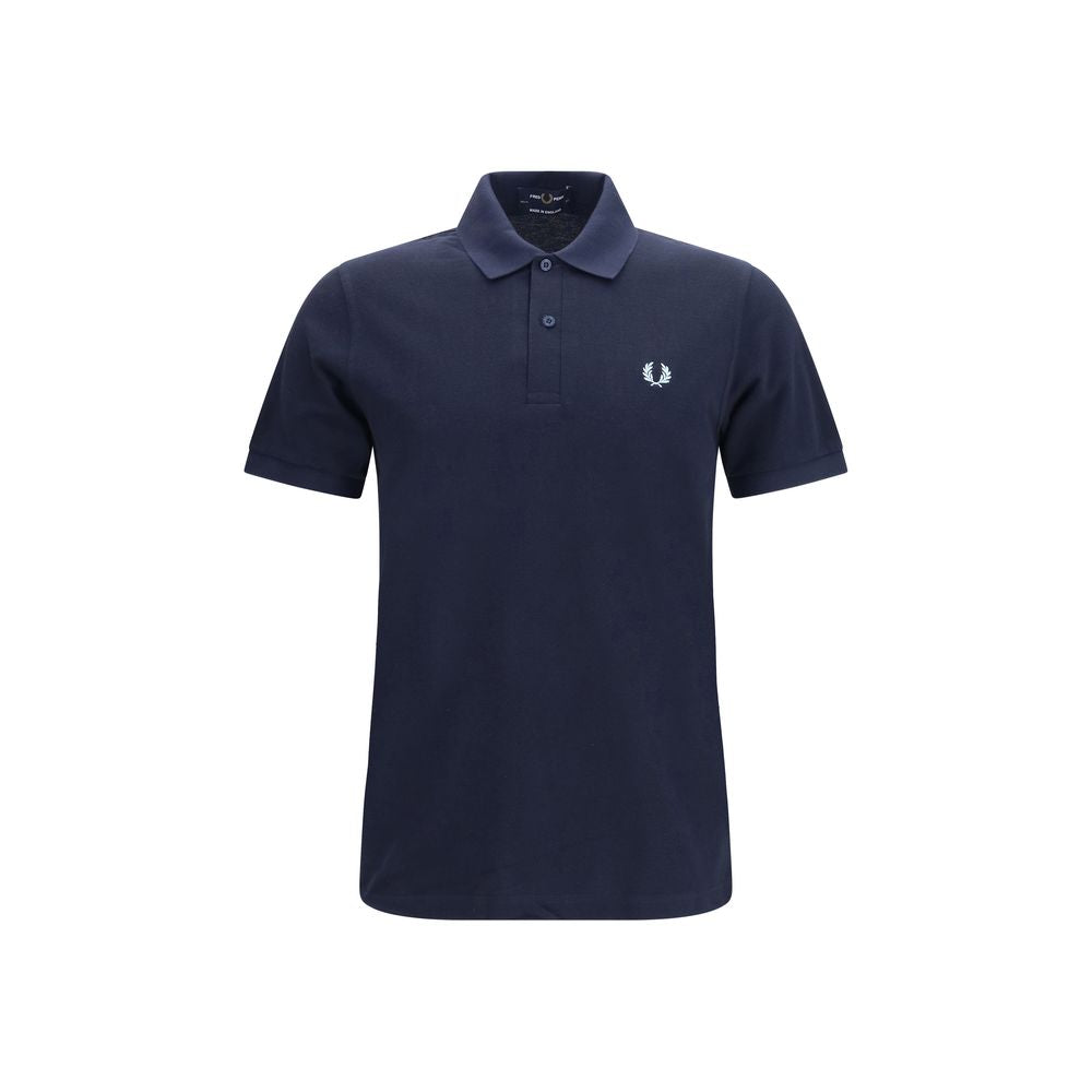 Fred Perry M3 Blue Cotton Piqué Polo Shirt Made in England Regular Fit SS26