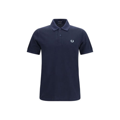 Fred Perry M3 Blue Cotton Piqué Polo Shirt Made in England Regular Fit SS26