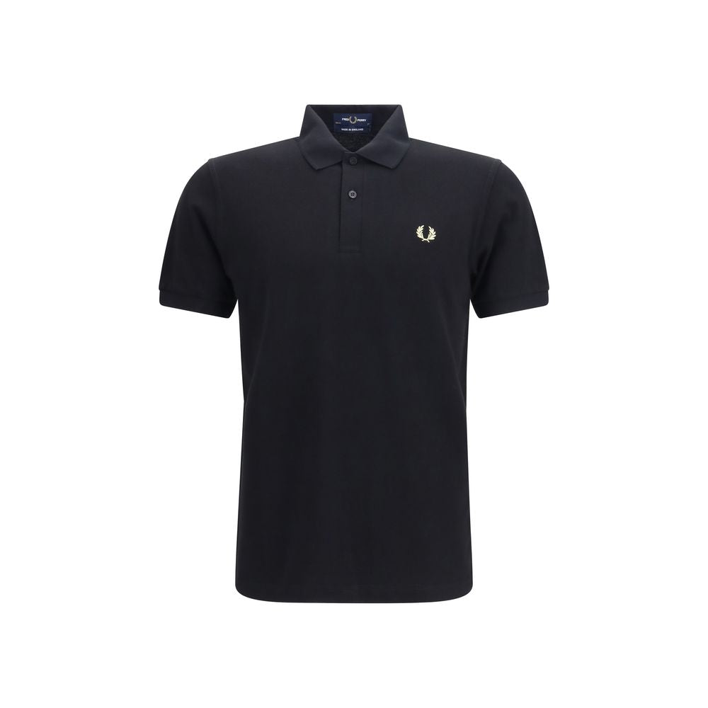 Fred Perry Black Cotton Polo Shirt M3 Made in England SS26