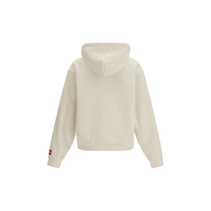 The North Face Red Box White Hoodie SS26 Regular Fit Cotton Blend Sweatshirt