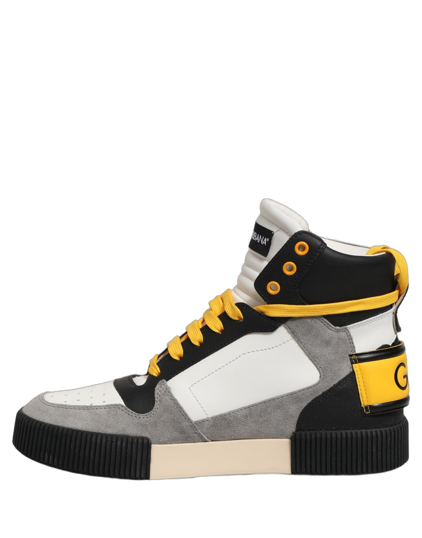 Dolce & Gabbana Multicolor High Top Sneakers – Luxury Italian Leather Designer Shoes