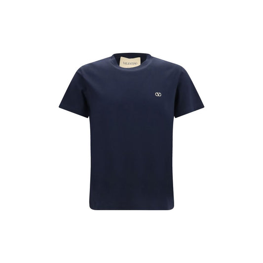 Valentino Blue VLogo Cotton T-Shirt AW26 | Luxury Designer Men's Tee | Kloset97