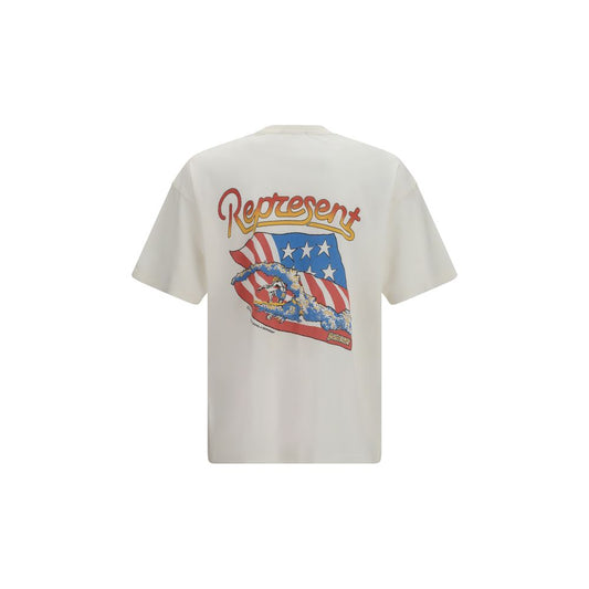 Represent White Cotton T-Shirt